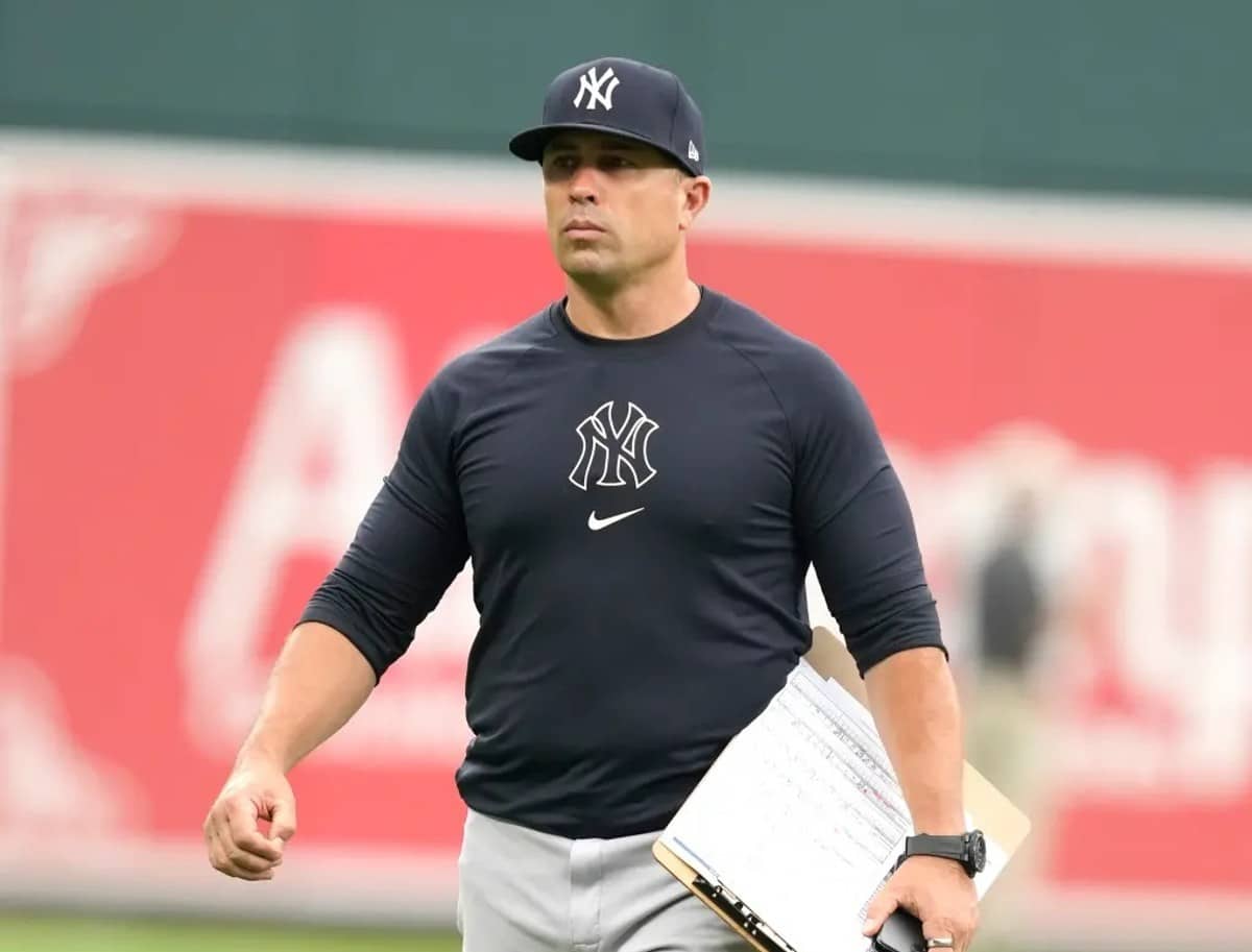 Ex-Yankees and now Mets' assistant pitching coach Desi Druschel at the Oriole Park at Camden Yards on July 12, 2024.