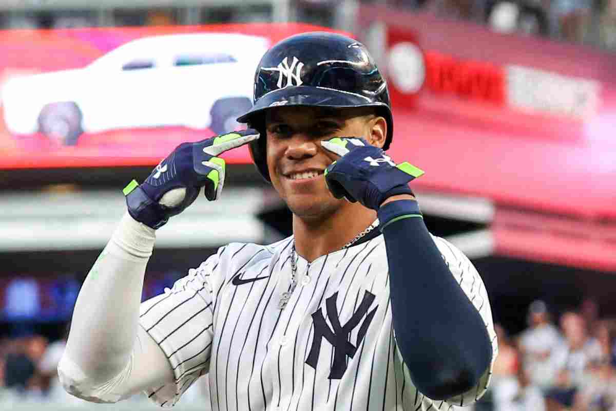 Los Yankees de Nueva York adquirieron a Juan Soto de los Padres en un megacanje el 6 de diciembre de 2023.