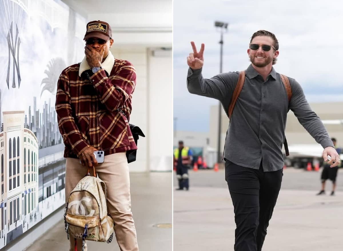 Yankees' Marcus Stroman and Rockies' Ryan McMahon.