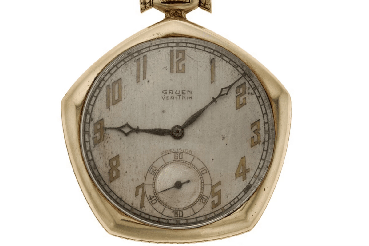 Babe Ruth's 1923 World Series Gruen Pocket Watch