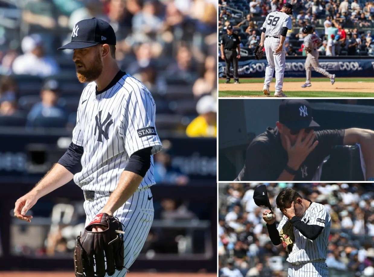 On his Yankees debut, Paul Blackburn surrendered seven runs in the ninth inning during the 12-1 loss to the Red Sox in New York on August 24, 2025.