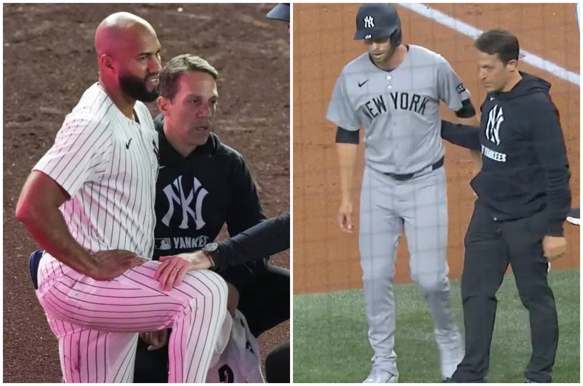 Yankees' deadline additions Amed Rosario and Austin Slater got injured within days of joining the team on July 31, 2025.