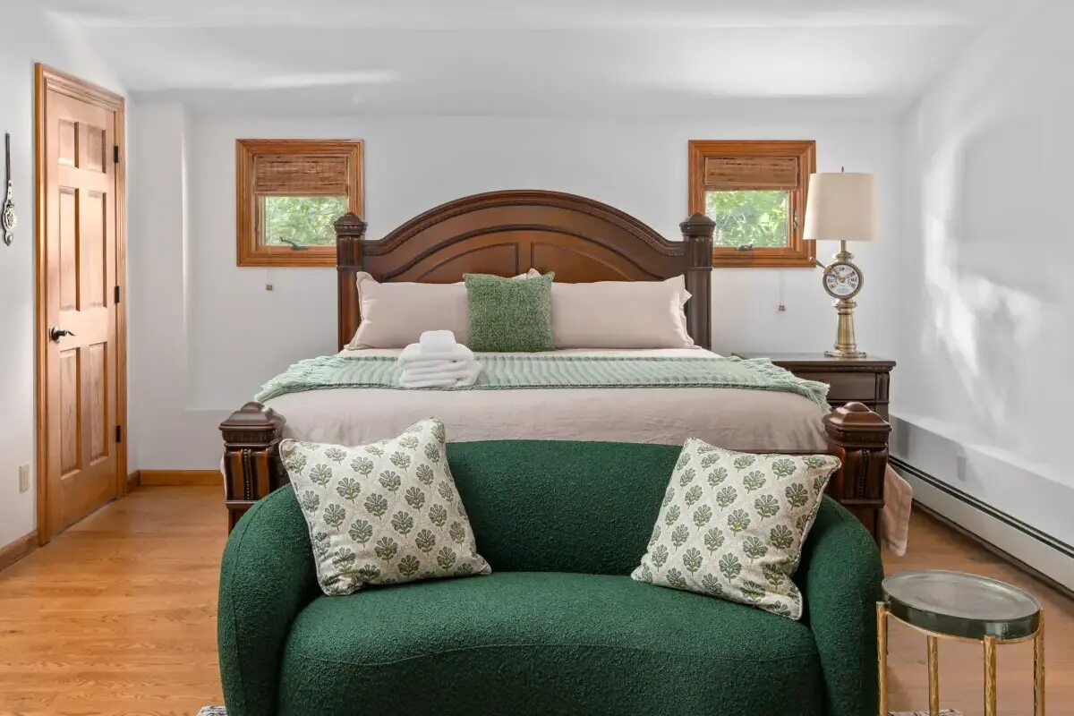 The one-bedroom listing is currently available for a minimum of two nights.