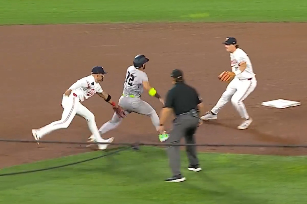 Caballero rips a nice double, then gets picked off