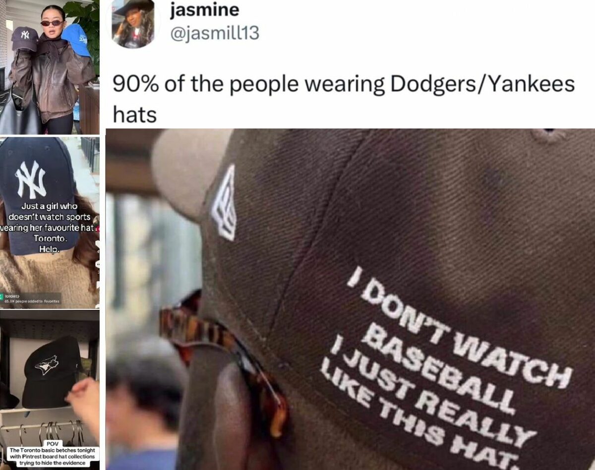 As the Blue Jays fight the Dodgers in the 2025 World Series, Toronto’s style-conscious baseball fans are sticking with their go-to fashion staples — the timeless Yankees caps that dominate streetwear across the city.