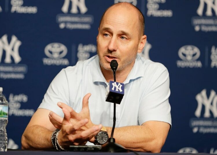 New York Yankees general manager Brian Cashman is taking heat following the club's sweep by the Houston Astros in the American League Championship Series. His contract expires at the end of the year.