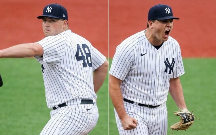 The Yankees selected Mac Heuer in the eighth round of the 2025 draft out of Texas Tech.