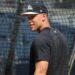 Yankees right fielder Aaron Judge #99, works out at Steinbrenner Field.