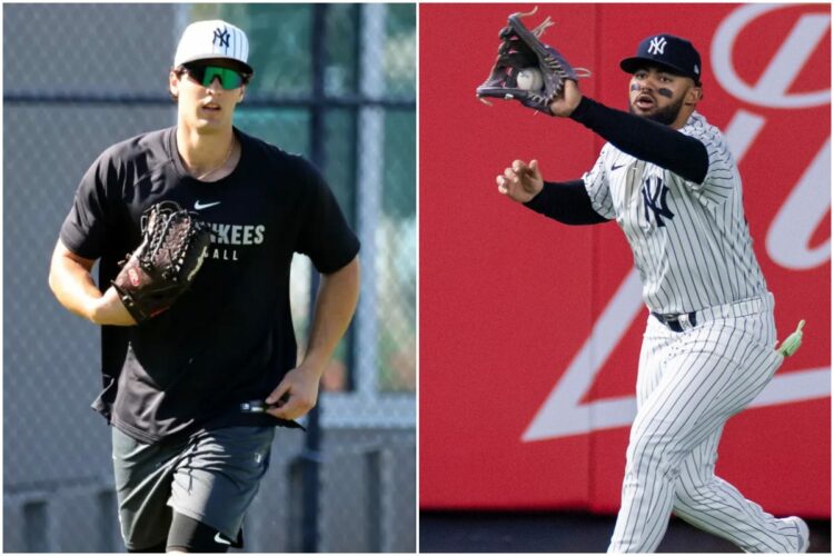 Yankees GM Cashman confirmed that both Jasson Dominguez and Spencer Jones would be heading to the Triple-A after the Spring Training camp in Tampa, Fl. Feb. 13, 2026.