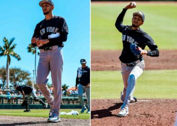 Pitching prospect Elmer Rodriguez starts the Yankees' Spring Training opener in Sarasota against the Orioles Feb. 20, 2026