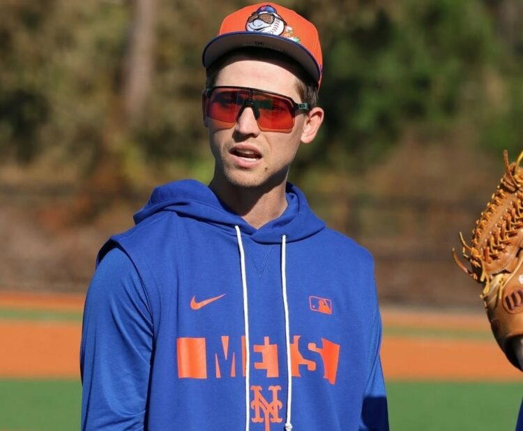 Ex-Yankees and now Mets reliever Luke Weaver is at the Spring TRaining camp in