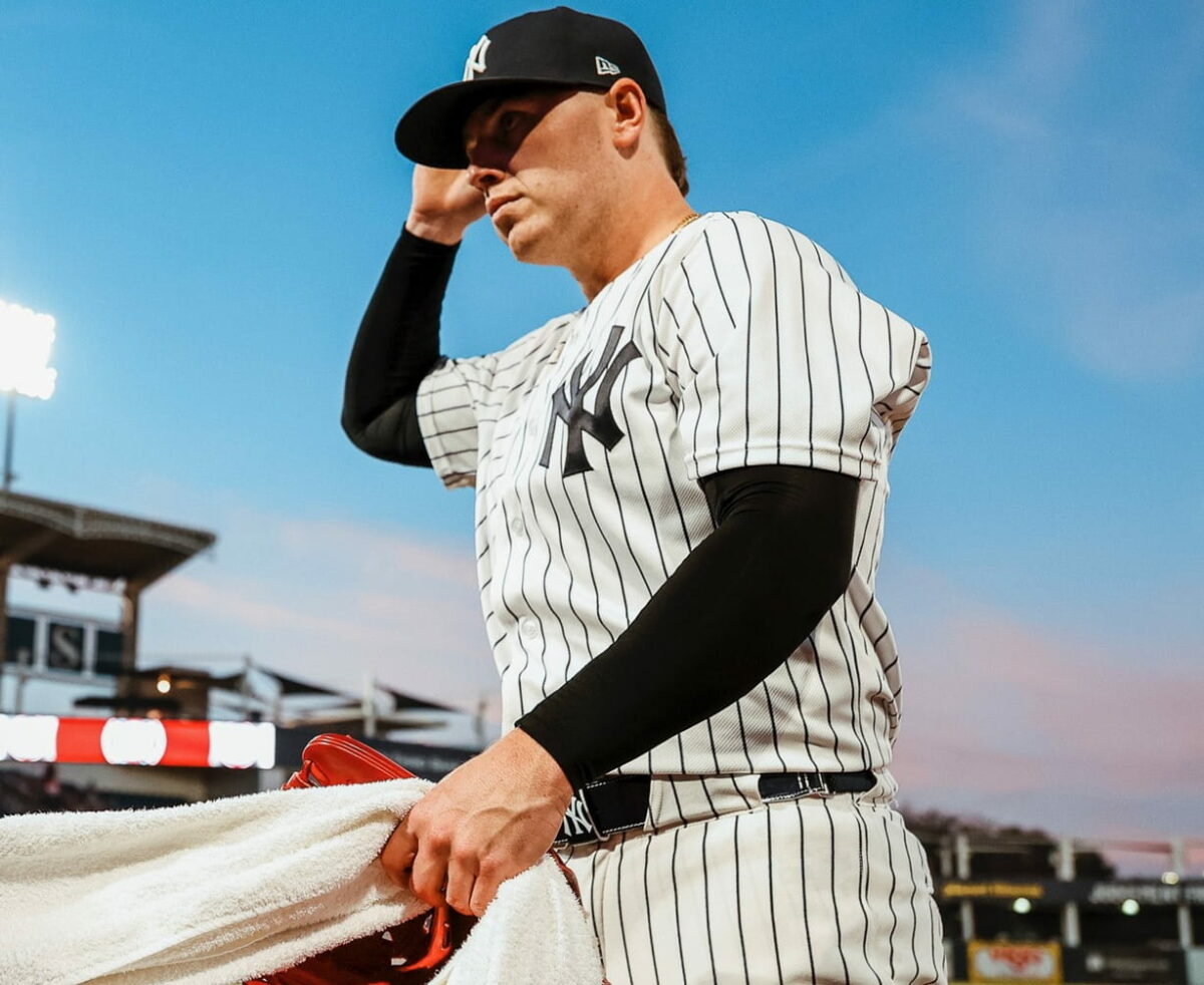 Ryan Weathers made his Yankees debut on Feb. 25 against the Washington Nationals at Steinbrenner Field, Tampa, Fl.