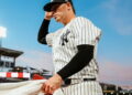 Ryan Weathers made his Yankees debut on Feb. 25 against the Washington Nationals at Steinbrenner Field, Tampa, Fl.
