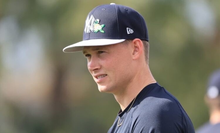The New York Yankees rotation star Will Warren in Feb, 2026, in Tampa, Fl.