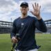 Yankees captain Aaron Judge is at Tampa, FL. during the 2026 Spring Training camp.