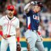 Yankees captain celebrates after reaching base against Canada in Team USA's win on March 14, 2026.