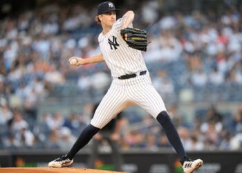 Cam Schlittler maxed out at just under 100-mph while generating 15 swings and misses against the Twins Wednesday night.