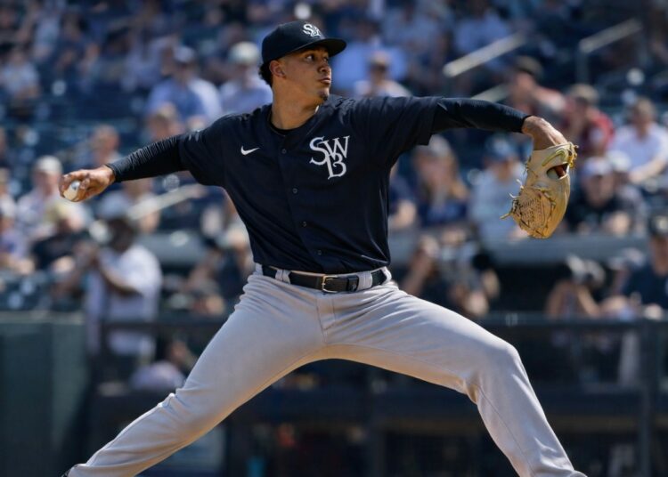 Yankees top pitching prospect Carlos Lagrange threw the fastest pitch of MiLB's opening weekend at 101.3 mph in his Triple-A debut on March 29, 2026.
