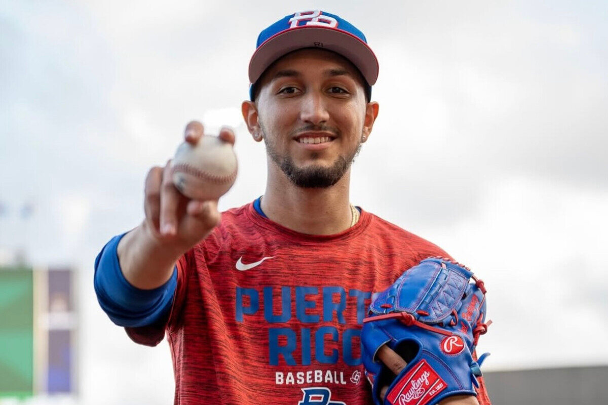 Ellmer Rodríguez, prospecto de los Yankees, lanzó tres entradas sin anotaciones en la victoria de Puerto Rico en el CMB el 9 de marzo de 2026.