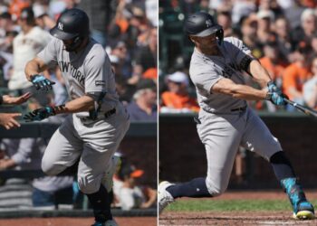 Yankees slugger Giancarlo Stanton has four hits in the first four games of the 2026 season.