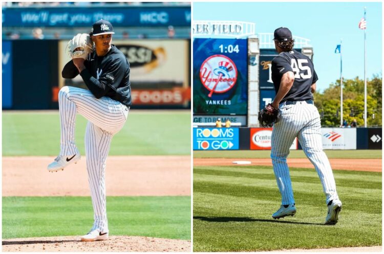 Yankees rookie Carlos Lagrange at a spring game, March 18, 2026.