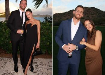 Ryan McMahon is with wife Natalie in 2025.