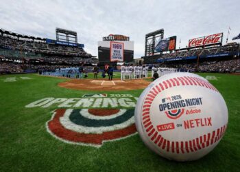 Netflix streamed the Yankees vs. the Giants Opening Day in San Francisco, March 25, 2026.