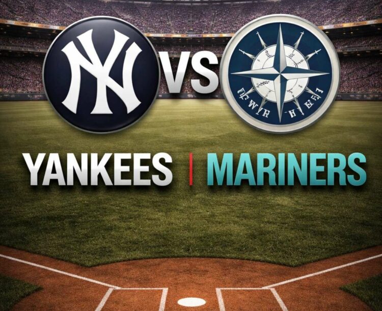 The Yankees (3-0) visit the Mariners (2-2) at T-Mobile Park, Seattle, for a three-game series starting March 30, 2026.