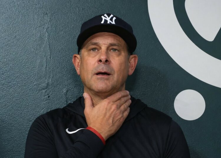 Yankees' manager Aaron Boone updates on Stanton and Volpe injuries after