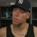 Aaron Judge speaks to the media after the Yankees' 5-4 loss to the Rays, Tampa, Apr 12, 2026.