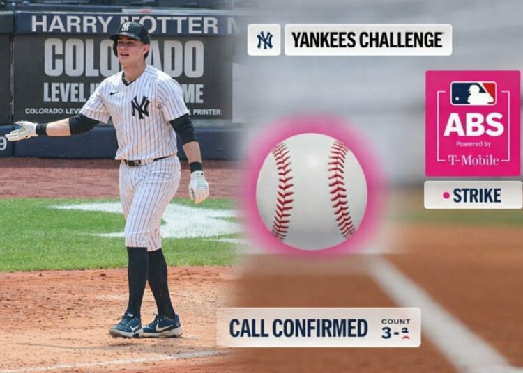 Yankees slugger Ben Rice wasted two ABS challenges