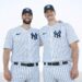 Yankees relievers Jake Bird and Brent Headrick in April 2026.