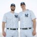 Yankees relievers Jake Bird and Brent Headrick in April 2026.