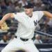 Brent Headrick throws a pitch during the eighth inning of the Yankees’ 5-4 win over the Angels on April 15, 2026, New York.