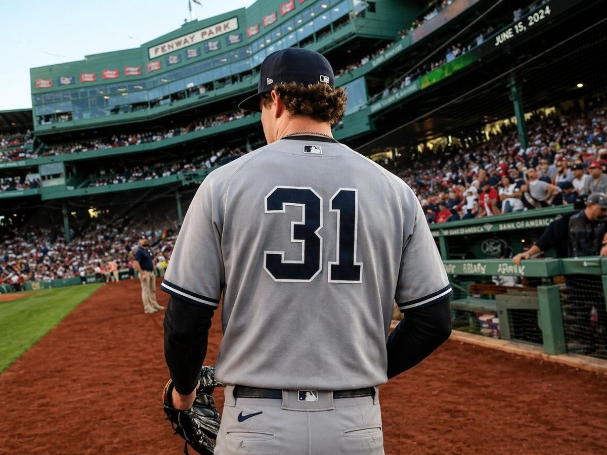 Yankees' Cam Schlittler is for his Boston debut, Apr. 23, 2026.