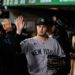 Cam Schlittler was back in the dugout after scoreless six innings in the Yankees' 3-2 nail-biter win over the Rangers in Texas on Apr. 28, 2026.