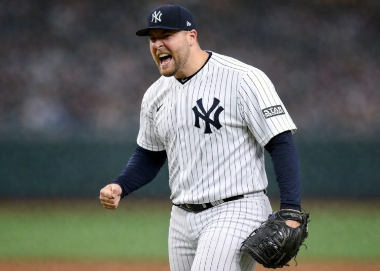 New York Yankees pitcher David Bednar had his fourth save on Apr. 4, 2026, in Yankee Stadium.