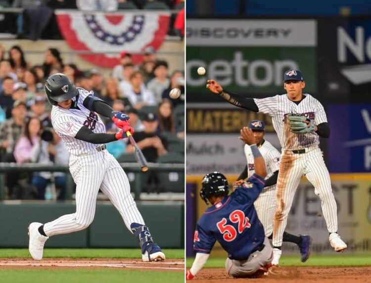 Yankees' top prospect George Lombard Jr. went 5-for-6 with a home run, a double, three singles, three runs scored and a stolen base in Double-A Somerset's 18-2 demolition of Portland at TD Bank Ballpark on Apr 3, 2026.