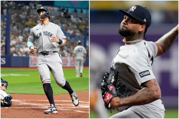 Gil's return, bats, ABS, and Boone's bet all fail Yankees in 8-5 loss to Rays, Apr 10, 2026, Tampa.