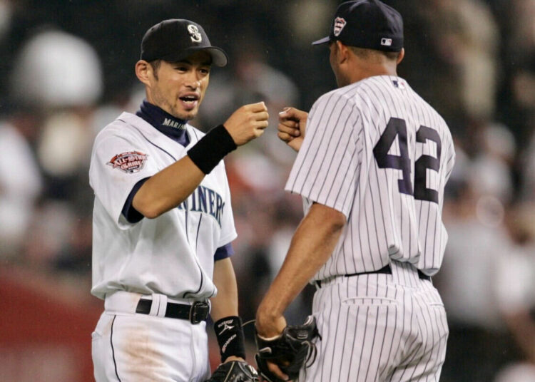 ichiro-rivera-mariners-yankees