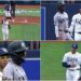 Yankees' Jazz Chisholm and Rays starter Drew Rasmussen had a tiff during the Yankees' 5-4 loss to the Rays, Tampa, Apr 12, 2026.