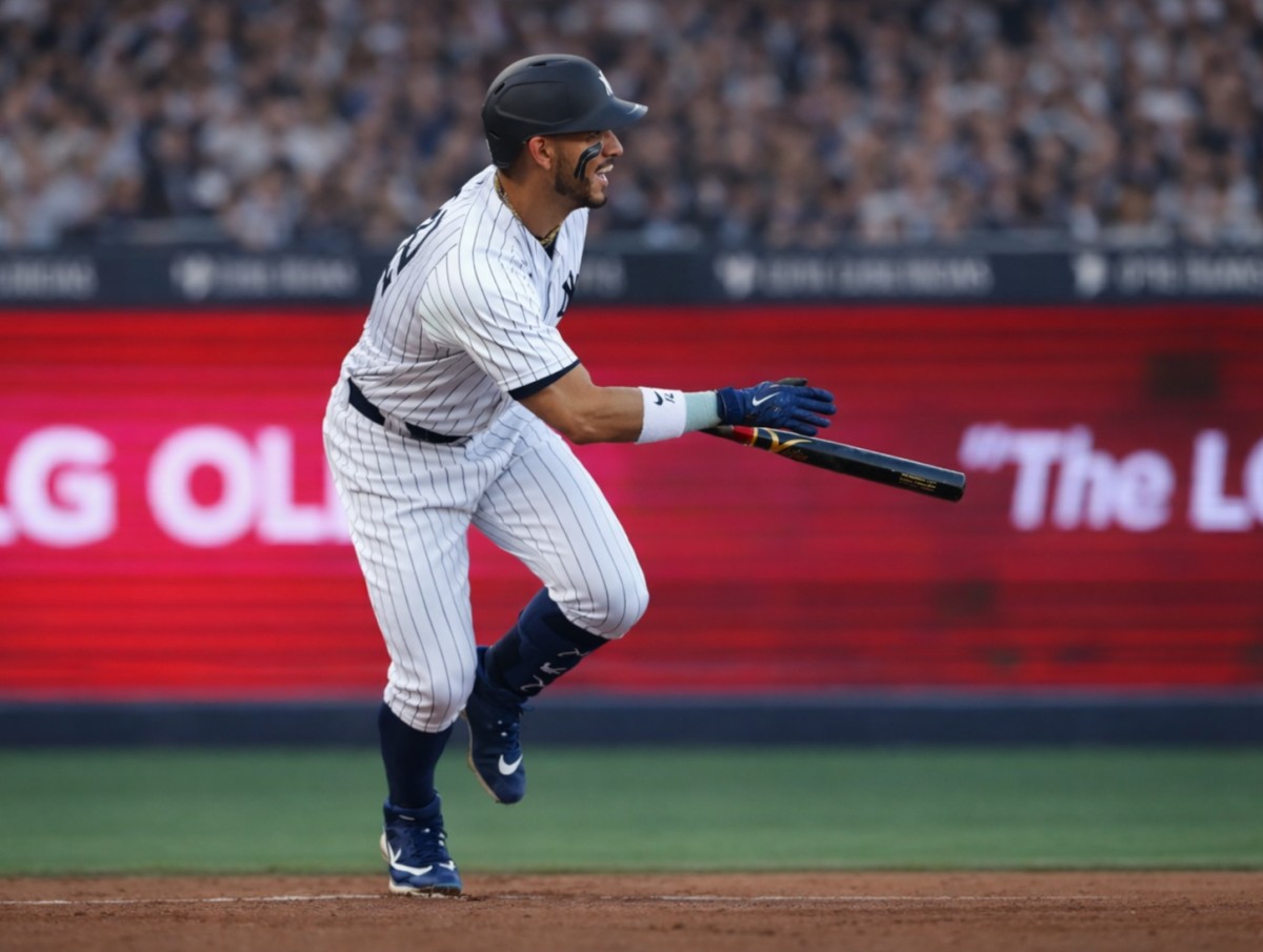 Yankees' shorstop Jose Caballero is in action against the Marlins, New York, Apr. 4, 2026.