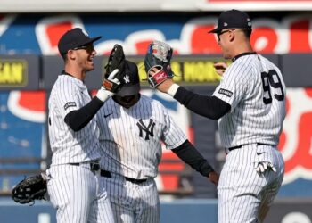 The Yankees rolled to a win in the home opener on April 3, 2026.