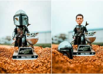 The New York Yankees have unveiled a Max Fried bobblehead modeled after the Mandalorian as giveaway for their home game on May 2, 2026. against the Baltimore Orioles.