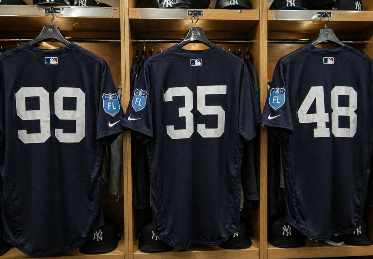 The Yankees are reportedly considering their spring training jersys as alternate road uniform in 2026.