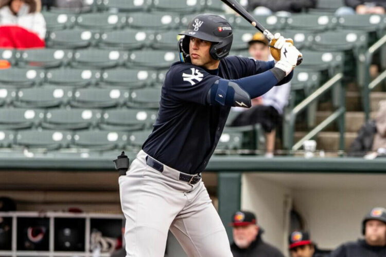 Yankees prospect Spencer Jones hit five RBIS in a Triple-A game on Apr. 10, 2026.