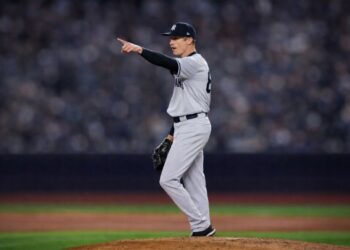 Yankees relief pitcher Tim Hill emerges unlikely hero in the ALCS Game 2 win over Cleveland in New York on Oct 15, 2024.