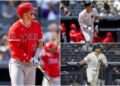 Mike Trout, Aaron Judge and Giancarlo Stanton hit one home runs each in the Yankees 11-4 loss to the Angels, New York, Apr. 16, 2026.