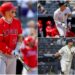 Mike Trout, Aaron Judge and Giancarlo Stanton hit one home runs each in the Yankees 11-4 loss to the Angels, New York, Apr. 16, 2026.