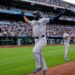 Amed Rosario's 4 hits, 4 RBIs, and 2 home runs powered the Yankees' 15-1 win over the Royals, Kansas City, May 26, 2026.